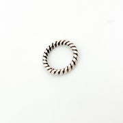 Close Gold Plated Twisted Jump Ring
